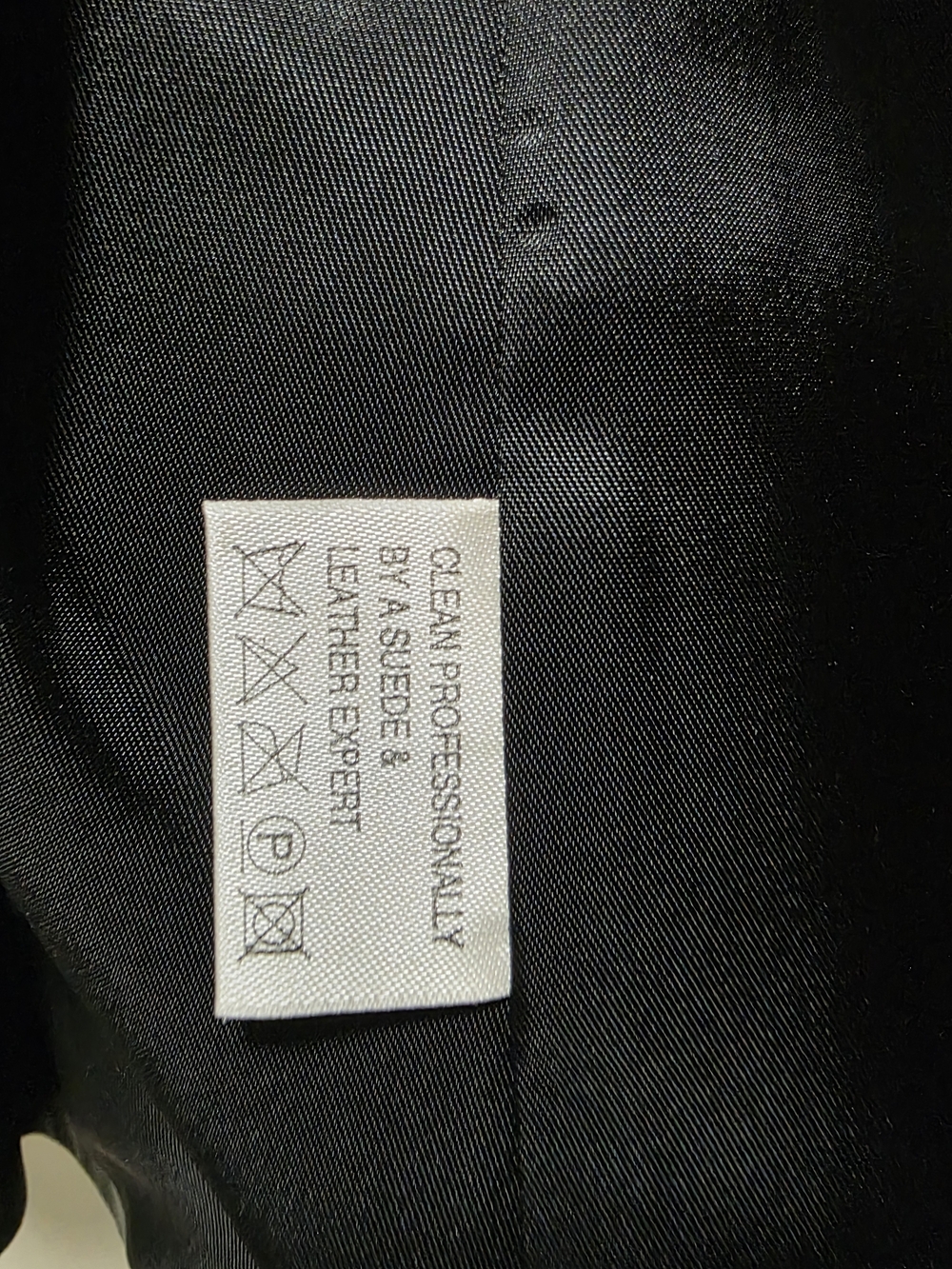 Vintage Liz Claiborne Black Lamb Leather Button-Front Vest - Picture 7 of 11